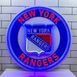 New York Rangers Neon Sign Nhl 1