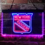 New York Rangers Neon Sign Rangers Text Mark 1