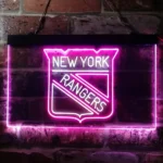New York Rangers Neon Sign Rangers Text Mark 1