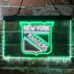 New York Rangers Neon Sign Rangers Text Mark 1