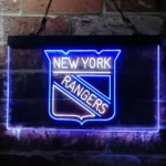 New York Rangers Neon Sign Rangers Text Mark 1