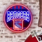 New York Rangers Neon Sign Retro Acrylic 1