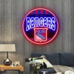 New York Rangers Neon Sign Retro Acrylic 1