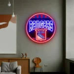 New York Rangers Neon Sign Retro Acrylic 1