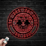 New York Red Bulls Metal Sign Custom Mls Fc 1