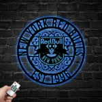 New York Red Bulls Metal Sign Custom Mls Fc 1