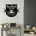 New York Red Bulls Metal Sign Fc Logo 1
