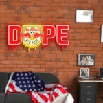 New York Red Bulls Neon Sign Dripping Dope Fc 1