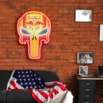 New York Red Bulls Neon Sign The Punisher Fc 1