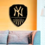 New York Yankees Metal Sign Shield Shape 1