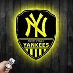 New York Yankees Metal Sign Shield Shape 1