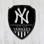 New York Yankees Metal Sign Shield Shape 1