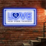 New York Yankees Neon Sign Love Sign 1