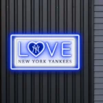 New York Yankees Neon Sign Love Sign 1
