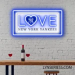 New York Yankees Neon Sign Love Sign 1