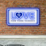 New York Yankees Neon Sign Love Sign 1