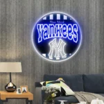 New York Yankees Neon Sign Retro Acrylic 1