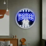 New York Yankees Neon Sign Retro Acrylic 1