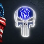New York Yankees Neon Sign The Punisher 1