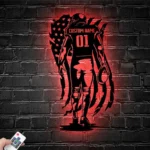 Nfl Metal Sign American Tackle Football 1