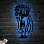 Nfl Metal Sign American Tackle Football 1