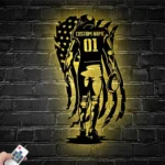 Nfl Metal Sign American Tackle Football 1