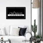 Nfl Metal Sign Cincinnati Bearcats 1