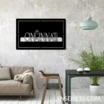 Nfl Metal Sign Cincinnati Bearcats 1