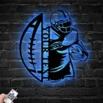 Nfl Metal Sign Custom Ball American Football 1