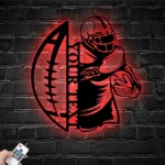 Nfl Metal Sign Custom Ball American Football 1