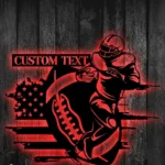 Nfl Metal Sign Custom Usa Football 1