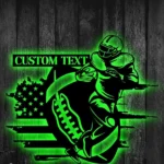 Nfl Metal Sign Custom Usa Football 1
