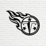 Nfl Metal Sign Tennesse Titans Logo 1