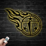 Nfl Metal Sign Tennesse Titans Logo 1