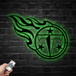 Nfl Metal Sign Tennesse Titans Logo 1