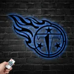 Nfl Metal Sign Tennesse Titans Logo 1