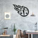 Nfl Metal Sign Tennesse Titans Logo 1