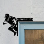 Nfl Metal Sign Us Pigskin 1