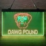 Nfl Neon Sign Detailed Dawg Pound Cleveland 3 Color 1