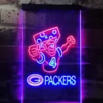 Nfl Neon Sign Green Bay Packer 4 Brett Favre 1
