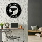Nhl Metal Sign Artistic St Louis Blues 1