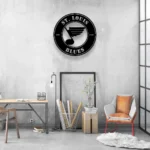 Nhl Metal Sign Artistic St Louis Blues 1