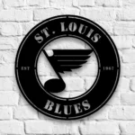 Nhl Metal Sign Artistic St Louis Blues 1