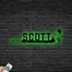 Nhl Metal Sign Bespoke Ice Hockey Logo 1