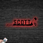 Nhl Metal Sign Bespoke Ice Hockey Logo 1