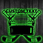 Nhl Metal Sign Ice Hockey 1