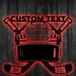 Nhl Metal Sign Ice Hockey 1