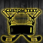 Nhl Metal Sign Ice Hockey 1