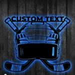 Nhl Metal Sign Ice Hockey 1