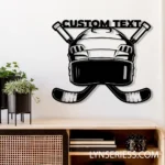 Nhl Metal Sign Ice Hockey 1